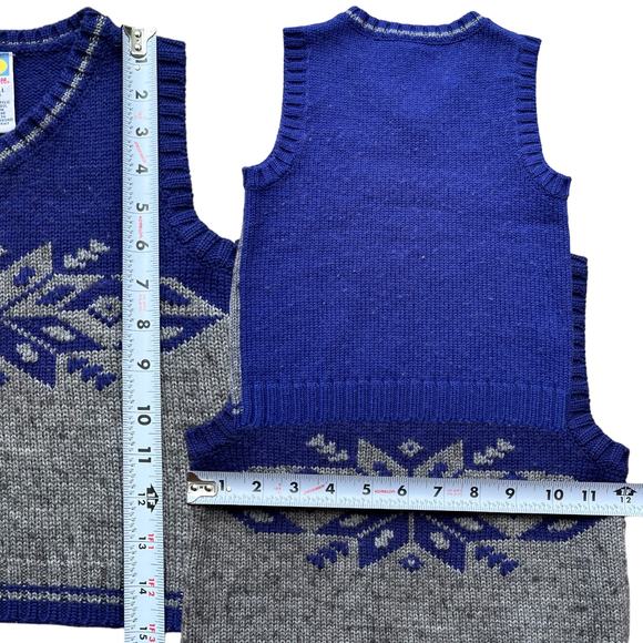 Gymboree Y2K 2001 Wool Blend Sweatervest Kids Sz S (3) - Picture 3 of 3